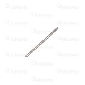 1720-2737 - Stainless Steel Earring Pin 13.5x0.7mm Natural 100pcs 1720-2737,Findings,Stainless Steel,montreal, quebec, canada, beads, wholesale
