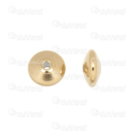 1720-2852-001-GL - Stainless Steel 304 Bead Spacer Round 8x4mm Gold 2mm Hole 10pcs 1720-2852-001-GL,Beads,Round,10pcs,Bead,Spacer,Metal,Stainless Steel 304,8X4MM,Round,Round,Gold,2mm Hole,China,10pcs,montreal, quebec, canada, beads, wholesale