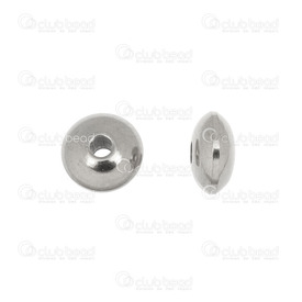 1720-2852-001 - Stainless Steel 304 Bead Spacer Donut 8x4mm Natural 2mm Hole 30pcs 1720-2852-001,Beads,Metal,8X4MM,Bead,Spacer,Metal,Stainless Steel 304,8X4MM,Round,Donut,Grey,Natural,2mm Hole,China,montreal, quebec, canada, beads, wholesale