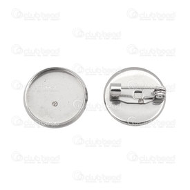1720-3001 - Stainless Steel 304 Bezel Cup Macaroon 14mm Round Natural 10pcs 1720-3001,Cabochons,14MM,Stainless Steel 304,Bezel Cup Macaroon,Round,14MM,Grey,Natural,Metal,10pcs,China,montreal, quebec, canada, beads, wholesale