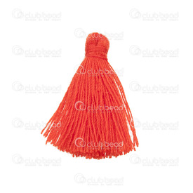 1721-0021-01 - Tassel Cotton Red 2.5cm 20pcs 1721-0021-01,Tassels and Pom Poms,20pcs,Tassel,Cotton,Red,2.5cm,20pcs,China,montreal, quebec, canada, beads, wholesale