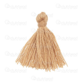 1721-0021-03 - Tassel Cotton Brown 2.5cm 20pcs 1721-0021-03,Tassels and Pom Poms,20pcs,Tassel,Cotton,Brown,2.5cm,20pcs,China,montreal, quebec, canada, beads, wholesale