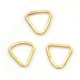 *1753-1935 - Vermeil Closed Ring Triangle 8MM 50pcs India *1753-1935,Findings,Rings,Closed - Soldered,Vermeil,Closed Ring,Triangle,Triangle,8MM,Metal,50pcs,India,montreal, quebec, canada, beads, wholesale