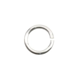 1754-0301 - Sterling Silver 925 Jump Ring 5x0.7mm-22GA 25pcs USA 1754-0301,Sterling Silver 925,Jump Ring,5mm,Grey,Metal,100pcs,USA,montreal, quebec, canada, beads, wholesale