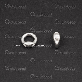 1754-1021-565 - Sterling Silver Charm Bail Ring 5x1mm Round Inner Diameter 3mm 0.5mm hole 5pcs 1754-1021-565,Sterling silver,Charms and Pendants,montreal, quebec, canada, beads, wholesale