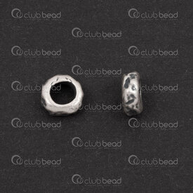 1754-1240307-03 - Sterling Silver Bead Spacer 2.8x6mm Fancy Design 3.5mm hole Oxydised 5pcs 1754-1240307-03,SP.FAN,montreal, quebec, canada, beads, wholesale
