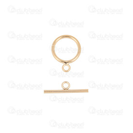 1755-0031 - Gold Filled 14k Toggle Clasp Round 11x16x1.3mm 1.5mm Ring 1set USA 1755-0031,gold filled,Gold Filled 14k,Toggle Clasp,Round,11x16x1.3mm,Yellow,Metal,1.5mm Ring,1set,USA,montreal, quebec, canada, beads, wholesale