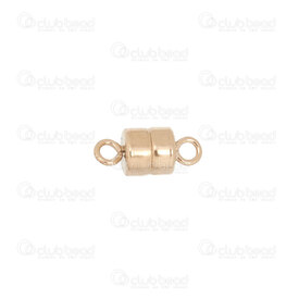 1755-0041 - Gold Filled 14k Magnetic Clasp Cylinder 4.5mm 1.5mm Ring 2pcs USA 1755-0041,Clasps,Gold Filled 14k,Magnetic Clasp,Cylinder,4.5MM,Yellow,Metal,1.5mm Ring,2pcs,USA,montreal, quebec, canada, beads, wholesale