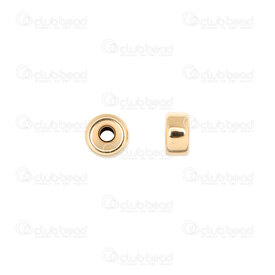 1755-0155-05 - Gold Filled 14K Bead Rondelle 5.3x2.8mm 1.4mm Hole 10pcs 1755-0155-05,Gold Filled,Beads,montreal, quebec, canada, beads, wholesale