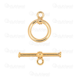 1755-1003 - Gold Filled 14K Clasp Toggle Ring 11mm Bar 20x2mm 10 pcs (5 sets) 1755-1003,montreal, quebec, canada, beads, wholesale