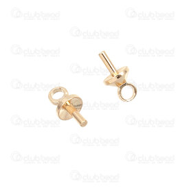1755-1041-07 - Gold Filled 14k Up Eye Peg Bail Bead Cap 7.5x4mm Gold 50pcs 1755-1041-07,Findings,Connectors,Up eye bails,Gold Filled 14k,Up Eye Peg Bail Bead Cap,7.5X4MM,Yellow,Gold,Metal,50pcs,China,montreal, quebec, canada, beads, wholesale