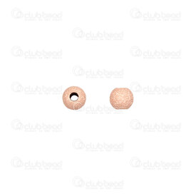 1756-0151-03 - Or Rose Rempli 14K Bille 3mm Rond Poussiere d'Etoile Trou 1mm 20pcs 1756-0151-03,montreal, quebec, canada, beads, wholesale