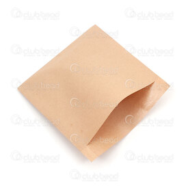 2001-0012-13 - Wrapping paper bag 13x13cm Brown 100pcs 2001-0012-13,Bags,montreal, quebec, canada, beads, wholesale