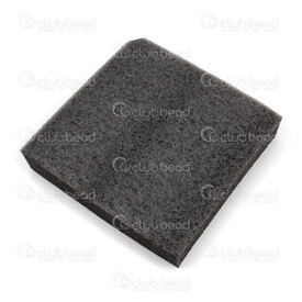 2001-0015-BLK - Foam Display 14x14x3cm Black 1pc 2001-0015-BLK,Tools and accessories,montreal, quebec, canada, beads, wholesale