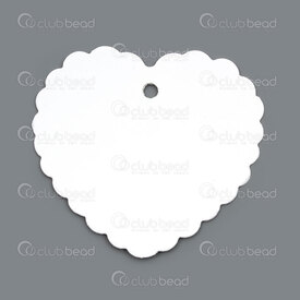 2001-0017-WH - Ecological Cardboard Hang Tag Card for Jewelry Heart White 6x5.5cm 100pcs 2001-0017-WH,100pcs,Natural,Ecological Cardboard,Hang Tag Card for Jewelry,Heart,White,6x5.5cm,100pcs,China,montreal, quebec, canada, beads, wholesale