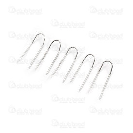 2001-0113-01 - Metal Mounting Pin 17mm Nickel 200pcs 2001-0113-01,Packaging products,Mounting pins,montreal, quebec, canada, beads, wholesale