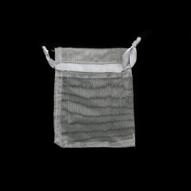 2001-0321 - Organza Bag Silver 7X9cm 10pcs 2001-0321,2001-0,Silver,Textile,Organza,Bag,Silver,8X10cm,10pcs,China,montreal, quebec, canada, beads, wholesale