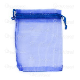 2001-0334-11 - Sac Organza 9x12mm Cobalt 10pcs 2001-0334-11,Sacs,Organza,montreal, quebec, canada, beads, wholesale