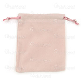 2001-0396-1501 - Velvet Bag Light Pink 12x15cm 10pcs 2001-0396-1501,Boxes,Gift,montreal, quebec, canada, beads, wholesale