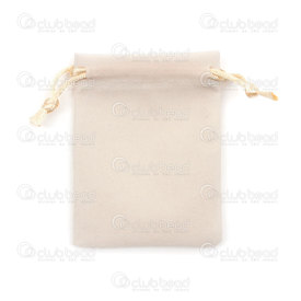 2001-0397-001 - Velvet Bag Beige 7x9cm 10pcs 2001-0397-001,Boxes,Gift,montreal, quebec, canada, beads, wholesale