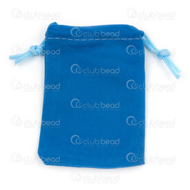 2001-0397-007 - Sac Velour Bleu Turquoise 7x9cm 10pcs 2001-0397-007,Sacs,Textile,montreal, quebec, canada, beads, wholesale