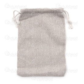 2001-0431-007 - Sac Chanvre Fait à la main Naturel 10x15cm 10pcs 2001-0431-007,Sacs,Textile,montreal, quebec, canada, beads, wholesale