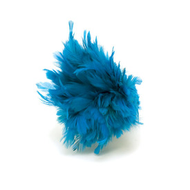2501-0210-11 - Plume Poule Turquoise Bouquet  2-4 Pouces 2501-0210-11,montreal, quebec, canada, beads, wholesale