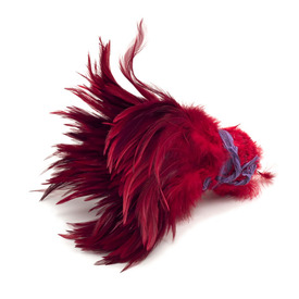 2501-0211-03 - Feather Rooster Red 5-6'' Bunch 2501-0211-03,montreal, quebec, canada, beads, wholesale