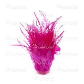 2501-0211-19 - Rooster Feather Fuchsia 10-15cm Bunch(1m) 2501-0211-19,Feather,Rooster,Fuchsia,10-15cm,Bunch(1m),China,montreal, quebec, canada, beads, wholesale