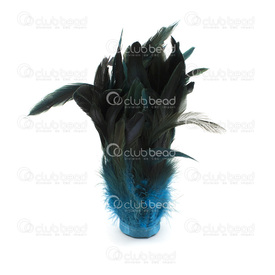 2501-0211-27 - Rooster Feather Peacock Shine in Turquoise 15-20cm Bunch(1m) 2501-0211-27,Feather,Rooster,Peacock Shine in Turquoise,15-20cm,Bunch(1m),China,montreal, quebec, canada, beads, wholesale