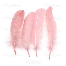 2501-0224-27 - Plume Oie Rose Mat 15-25cm 50pcs 2501-0224-27,Plumes naturelles,montreal, quebec, canada, beads, wholesale