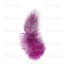 2501-0225-09 - Feather Dotted Guinea Fowl Fuchsia 5-10cm 4gr 2501-0225-09,5-10cm,Feather,Dotted Guinea Fowl,Fuchsia,5-10cm,4gr,China,montreal, quebec, canada, beads, wholesale