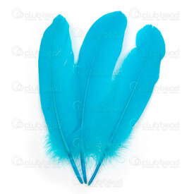 2501-0262-01 - Plume Oie Turquoise 20cm 50pcs 2501-0262-01,Feather,Goose,Turquoise,20cm,50pcs,Chine,montreal, quebec, canada, beads, wholesale