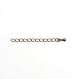 *2601-0305 - Metal Extension Chain 2'' Antique Copper Non soldered 100pcs *2601-0305,Extension chain / Chain extender,Metal,Extension Chain,2'',Brown,Antique Copper,Metal,Non soldered,100pcs,China,montreal, quebec, canada, beads, wholesale