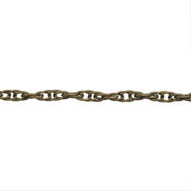 *2601-0401-OXBR - Metal Rope Chain 9x5.8mm Antique Brass 5m Roll *2601-0401-OXBR,montreal, quebec, canada, beads, wholesale