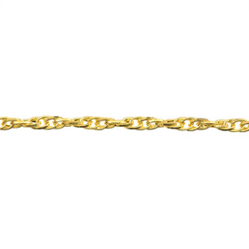 2601-0405-GL - Metal Rope Chain 4.5x2.2mm Gold 10m Roll 2601-0405-GL,Chains,Metal,Rope,Chain,4.5x2.2mm,Gold,10m Roll,China,montreal, quebec, canada, beads, wholesale