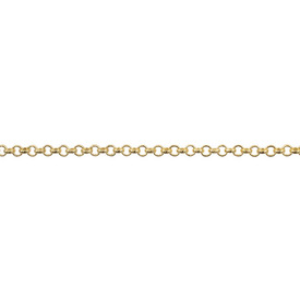 2601-0489-GL - Metal Rolo Chain Soldered Brass 2.5mm Gold 20m Roll 2601-0489-GL,Chains,By styles,Rolo,montreal, quebec, canada, beads, wholesale