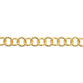 *2601-0493-GL - Metal Twisted Cable Chain Iron 10mm Gold 5m Roll *2601-0493-GL,Clearance by Category,Chains,Gold,Metal,Twisted Cable,Chain,Iron,10mm,Gold,5m Roll,China,montreal, quebec, canada, beads, wholesale