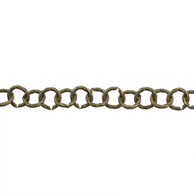 *2601-0493-OXBR - Metal Twisted Cable Chain Iron 10mm Antique Brass 5m Roll *2601-0493-OXBR,Chains,Antique Brass,Metal,Twisted Cable,Chain,Iron,10mm,Antique Brass,5m Roll,China,montreal, quebec, canada, beads, wholesale