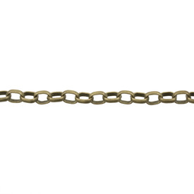 *2601-0495-OXBR - Metal Cable Chain Iron 6x8mm Antique Brass 5m Roll *2601-0495-OXBR,Clearance by Category,Chains,Metal,Cable,Chain,Iron,6X8MM,Antique Brass,5m Roll,China,montreal, quebec, canada, beads, wholesale