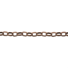 *2601-0495-OXCO - Metal Cable Chain Iron 6x8mm Antique Copper 5m Roll *2601-0495-OXCO,Chains,By styles,Cable,Metal,Cable,Metal,Cable,Chain,Iron,6X8MM,Antique Copper,5m Roll,China,montreal, quebec, canada, beads, wholesale