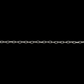 *2601-0509-SL - Metal Cable Chain 4.3x2.5mm Silver 1 Yard *2601-0509-SL,montreal, quebec, canada, beads, wholesale