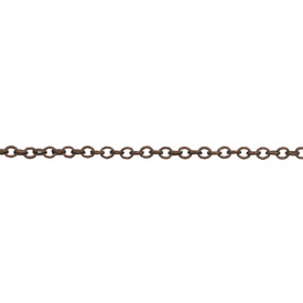 *2601-0527-OXCO - Metal Cable Chain 5x4.2mm Antique Copper 1 Yard *2601-0527-OXCO,montreal, quebec, canada, beads, wholesale