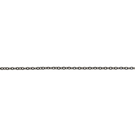 *2601-0529-BN - Chaîne Forçat Miroir Métal 3.2x2.4mm Nickel Noir 1 Verge *2601-0529-BN,montreal, quebec, canada, beads, wholesale