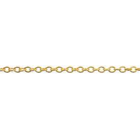 2601-0587-GL - Metal Cable Chain Soldered Brass 2mm Gold 1 Yard 2601-0587-GL,montreal, quebec, canada, beads, wholesale