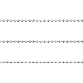 2601-1005 - Stainless Steel 304 Ball Chain 2.5mm 20m Roll 2601-1005,montreal, quebec, canada, beads, wholesale