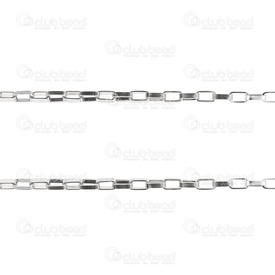2602-1805-N1.5 - Stainless Steel 304 Venetian Box Chain 1.5mm Natural 5m Roll 2602-1805-N1.5,Chains,Stainless Steel ,Stainless Steel 304,Venetian Box,Chain,1.5mm,Natural,5m Roll,China,montreal, quebec, canada, beads, wholesale