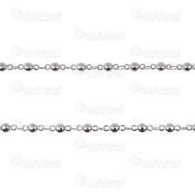 2602-2505-N - Stainless Steel 304 Chain With Beads 4.5x2.5mm Natural 5m Roll 2602-2505-N,Chains,By styles,Others,Stainless Steel 304,Chain,With Beads,4.5x2.5mm,Natural,5m Roll,China,montreal, quebec, canada, beads, wholesale