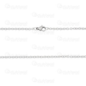 2603-7020-03 - Stainless Steel 304 Cable Chain 2.5x3x0.5mm Soldered Natural 10pcs 2603-7020-03,Chains,Natural,10pcs,Stainless Steel 304,Cable,Chain,Soldered,2.5x3x0.5mm,Natural,10pcs,China,montreal, quebec, canada, beads, wholesale