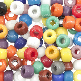 2781-4751 - Glass Bead Crowbead Donut 9mm Opaque Mixed Color 3mm Hole 50pcs Czech Republic 2781-4751,Beads,Crowbeads,Glass,Bead,Crowbead,Glass,Glass,9MM,Donut,Mixed Color,Opaque,3mm Hole,Czech Republic,50pcs,montreal, quebec, canada, beads, wholesale